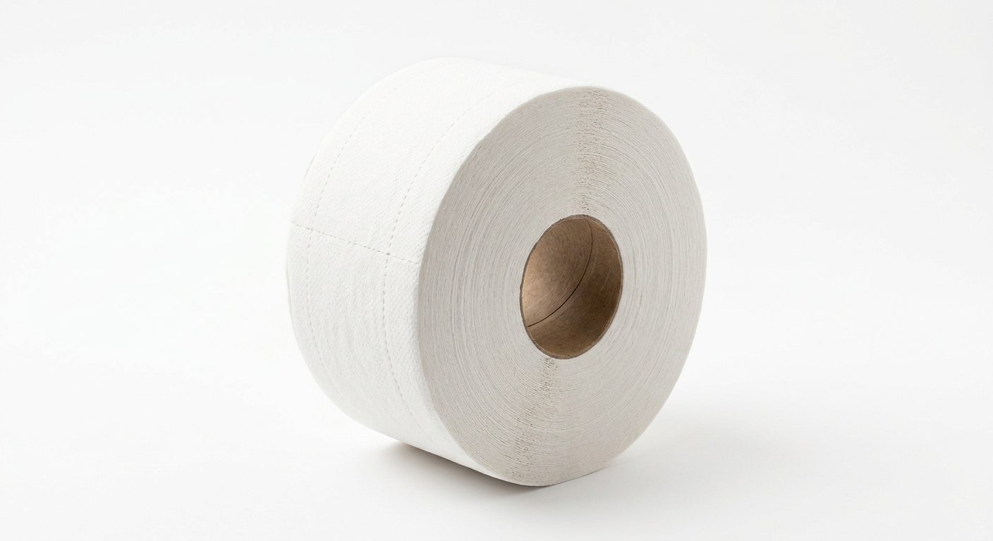 2-Ply Jumbo Roll Toilet Tissue — Soft, High-Capacity Bathroom Paper