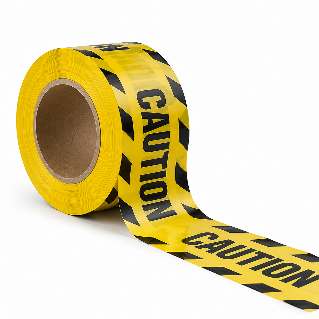 Yellow "Caution" Barrier Tape