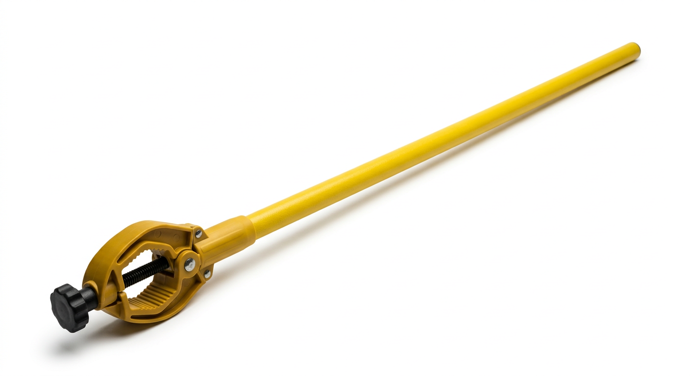 Fiberglass Mop Handle w/ Clamp