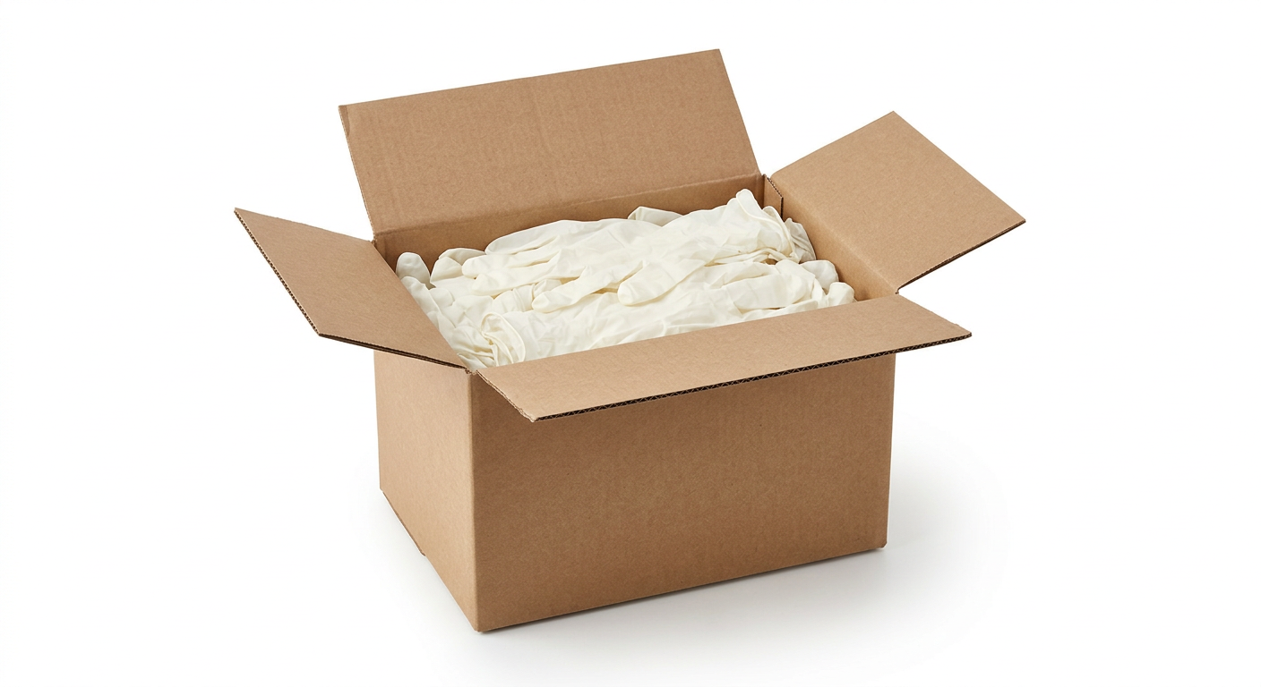 Powder-Free Latex Gloves, Box of 100